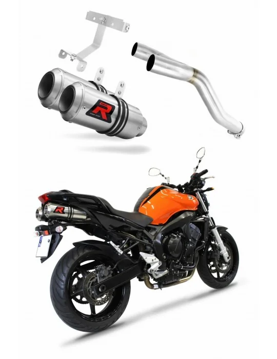 Silencieux slip-on Dominator GP pour Yamaha FZ6 Fazer 600 S2 (2006-2010)