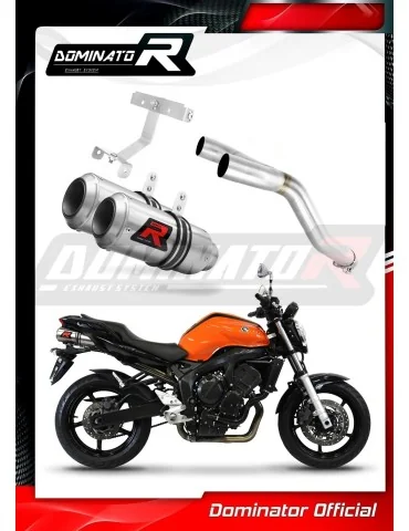 Silencieux slip-on Dominator GP pour Yamaha FZ6 Fazer 600 S2 (2006-2010)