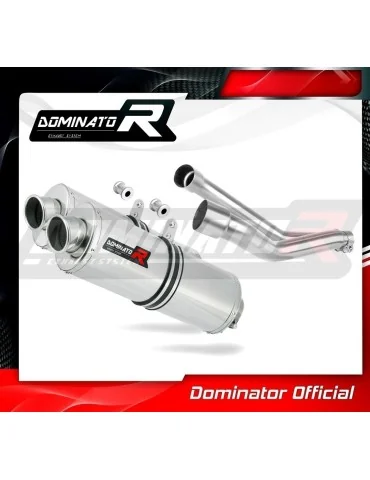 Silencieux slip-on Dominator OV pour Aprilia Pegaso 650 GA (1992-1996)