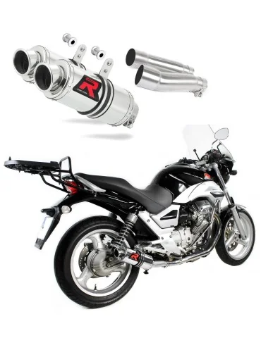 Silencieux slip-on Dominator GP1 pour Moto Guzzi Breva ie 750 (2003-2009)