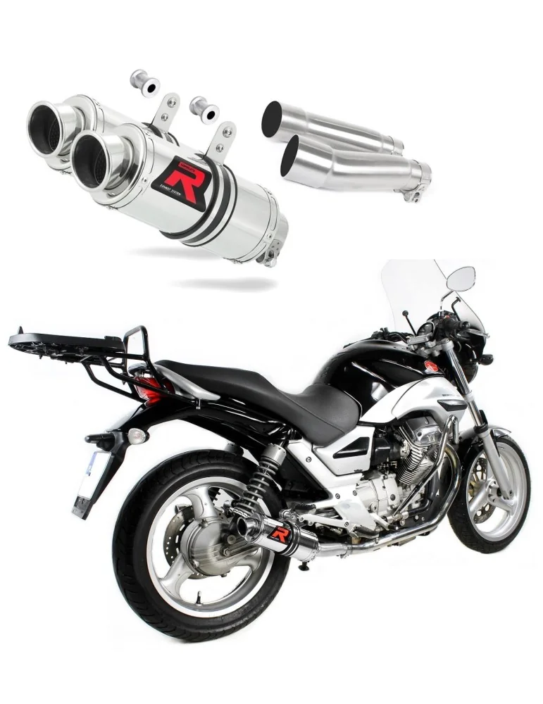 Silencieux slip-on Dominator GP1 pour Moto Guzzi Breva ie 750 (2003-2009)