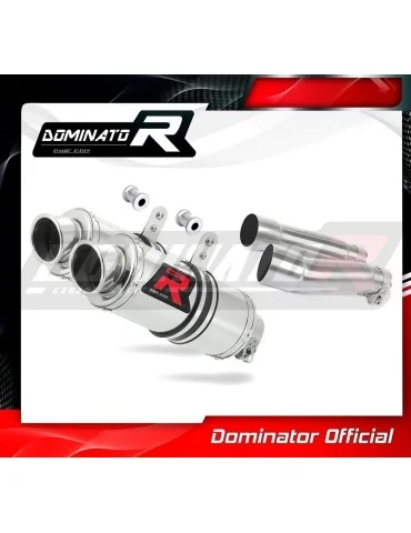 Silencieux slip-on Dominator GP1 pour Moto Guzzi Breva ie 750 (2003-2009)