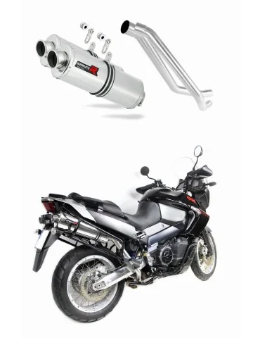 Silencieux slip-on Dominator OV pour Aprilia ETV 1000 Caponord (2005-2007)