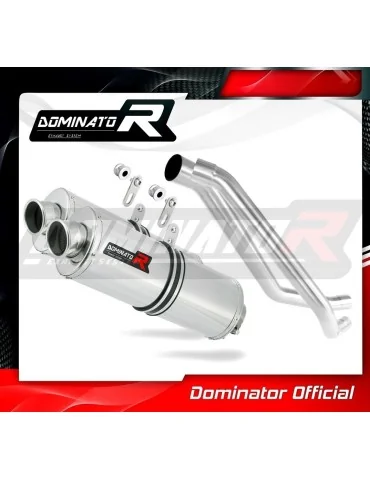 Silencieux slip-on Dominator OV pour Aprilia ETV 1000 Caponord (2005-2007)