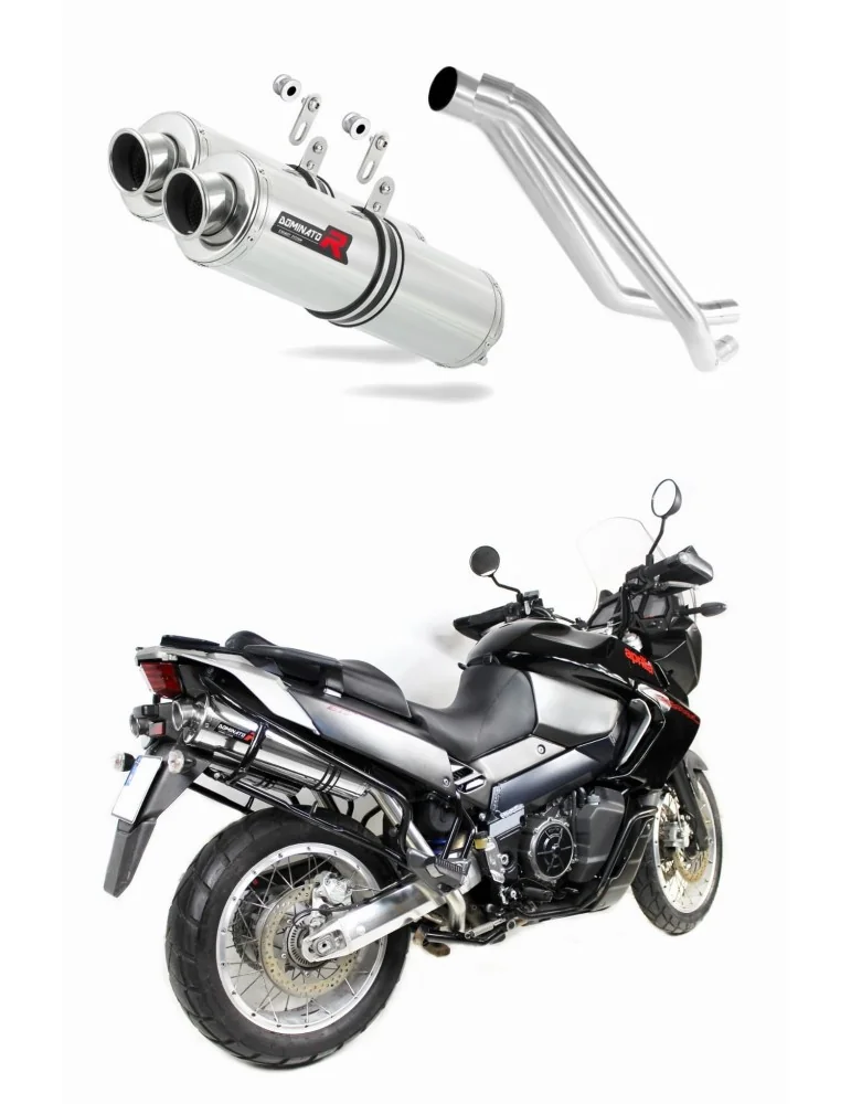 Silencieux slip-on Dominator ST pour Aprilia ETV 1000 Caponord (2005-2007)