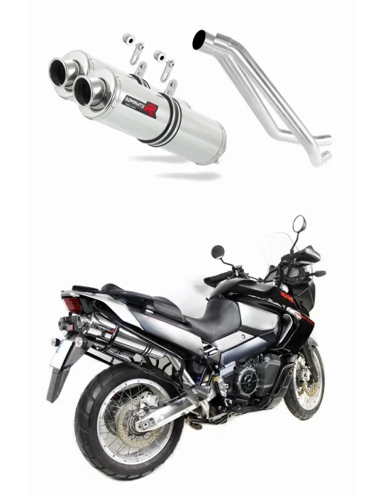 Silencieux slip-on Dominator ST pour Aprilia ETV 1000 Caponord (2005-2007)