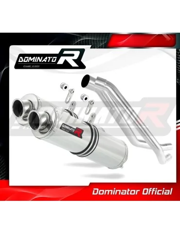 Silencieux slip-on Dominator ST pour Aprilia ETV 1000 Caponord (2005-2007)