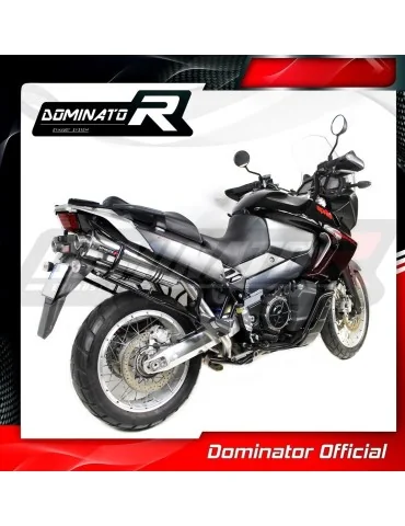 Silencieux slip-on Dominator ST pour Aprilia ETV 1000 Caponord (2005-2007)