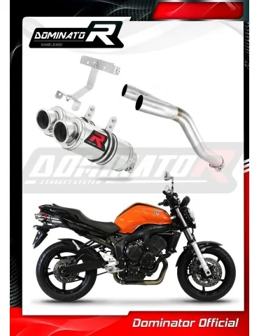 Silencieux slip-on Dominator GP1 pour Yamaha FZ6 Fazer 600 S2 (2006-2010)