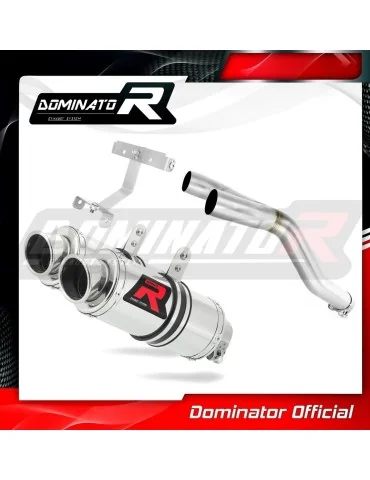 Silencieux slip-on Dominator GP1 pour Yamaha FZ6 Fazer 600 S2 (2006-2010)