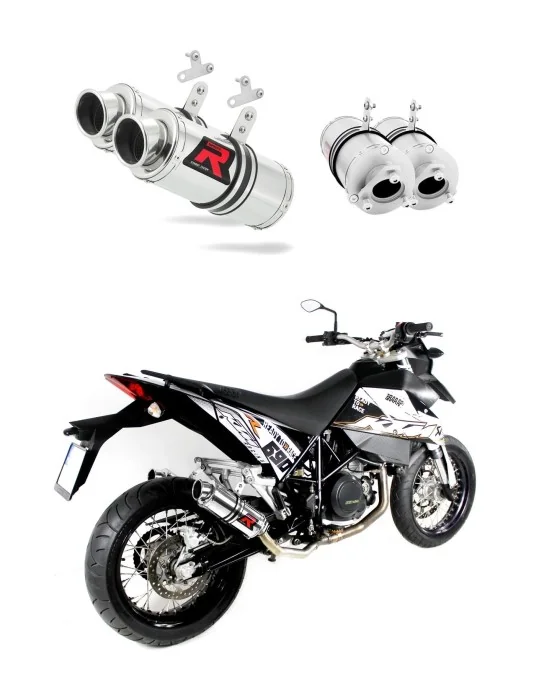 Silencieux bolt-on Dominator GP1 pour KTM 690 SM Supermoto