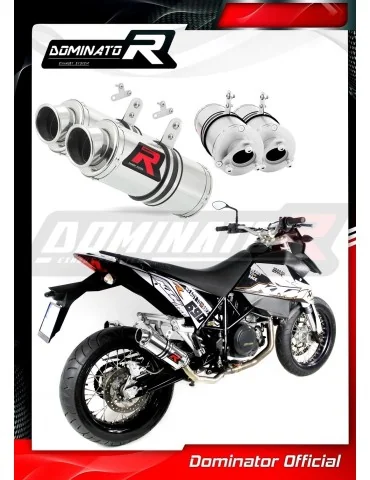 Silencieux bolt-on Dominator GP1 pour KTM 690 SM Supermoto