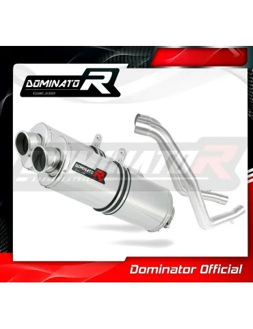 Silencieux slip-on Dominator OV pour Aprilia ETV 1000 Caponord (2001-2004)