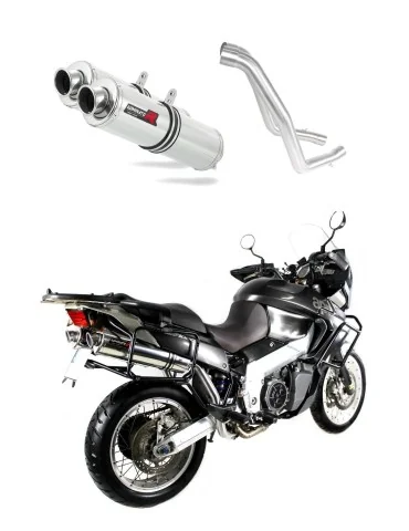 Silencieux slip-on Dominator ST pour Aprilia ETV 1000 Caponord (2001-2004)