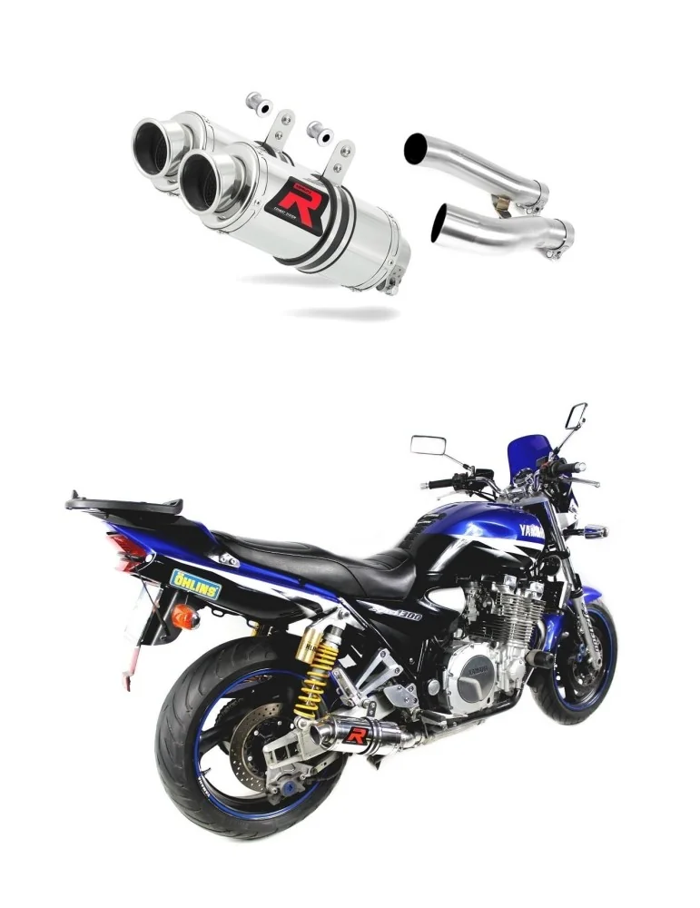 Silencieux slip-on Dominator GP1 pour Yamaha XJR 1300 99 06 (1999-2006)