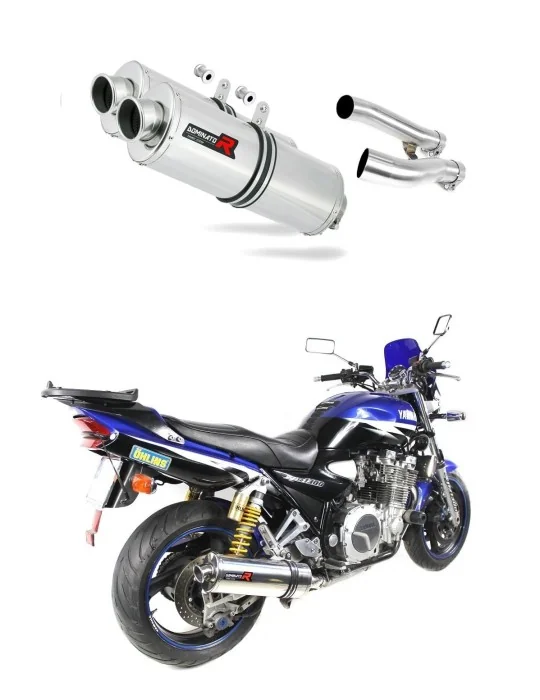 Silencieux slip-on Dominator OV pour Yamaha XJR 1300 99 06 (1999-2006)
