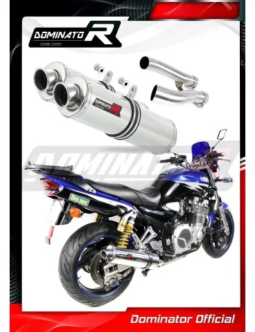 Silencieux slip-on Dominator ST pour Yamaha XJR 1300 99 06 (1999-2006)