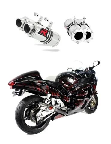 Silencieux bolt-on Dominator GP1 pour Suzuki GSXR 1300 Hayabusa (1999-2007)
