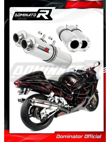 Silencieux bolt-on Dominator ST pour Suzuki GSXR 1300 Hayabusa (1999-2007)