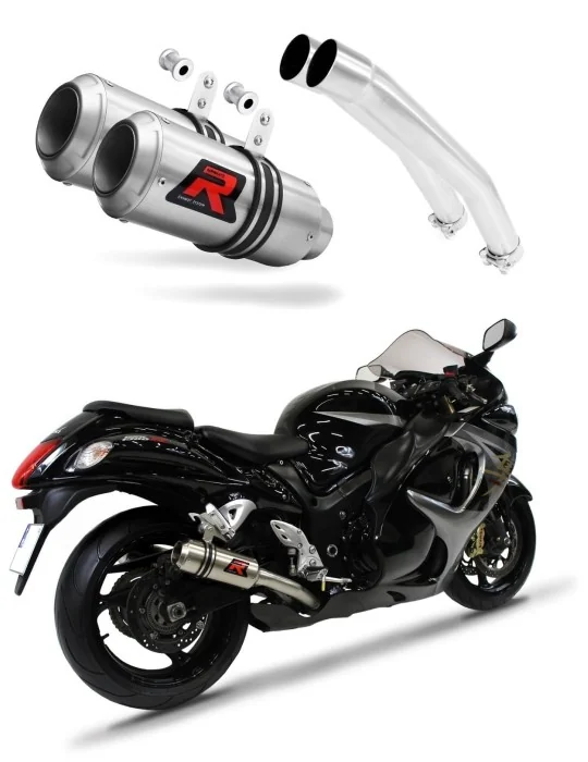Silencieux slip-on Dominator GP pour Suzuki GSXR 1300 Hayabusa (2008-2019)