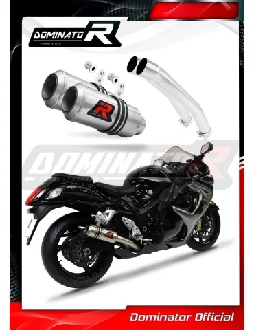 Silencieux slip-on Dominator GP pour Suzuki GSXR 1300 Hayabusa (2008-2019)