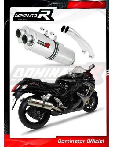 Silencieux slip-on Dominator OV pour Suzuki GSXR 1300 Hayabusa (2008-2019)
