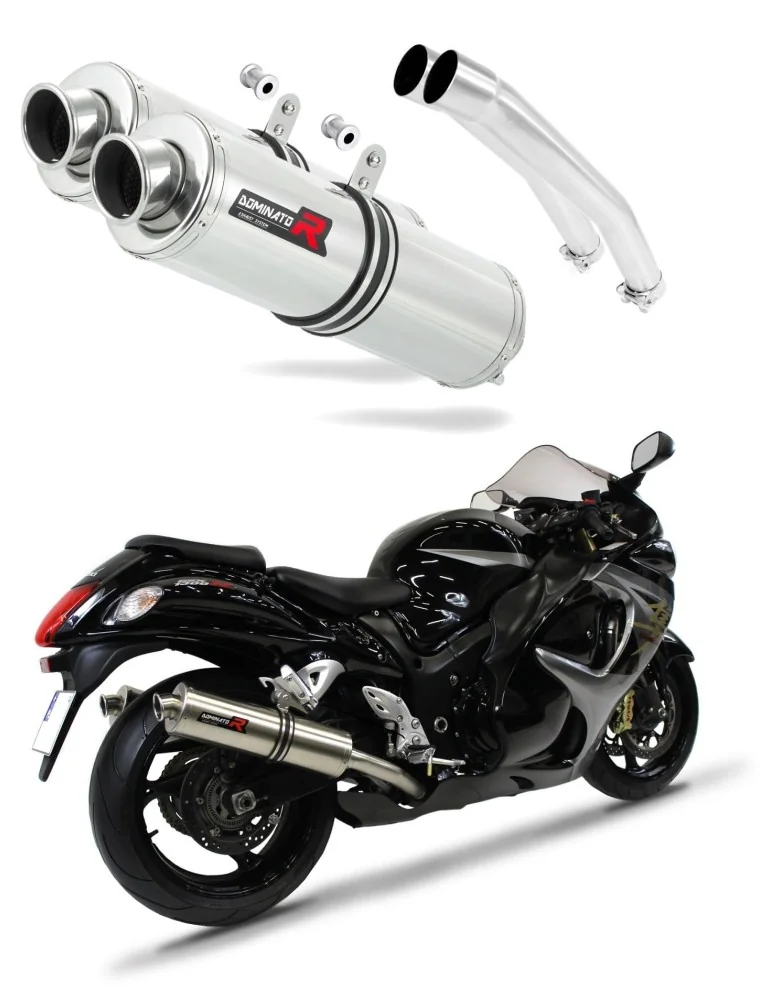 Silencieux slip-on Dominator ST pour Suzuki GSXR 1300 Hayabusa (2008-2019)