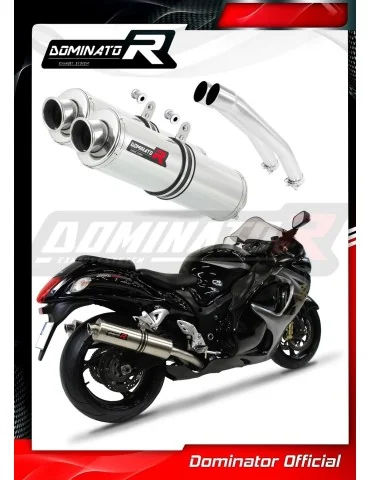 Silencieux slip-on Dominator ST pour Suzuki GSXR 1300 Hayabusa (2008-2019)