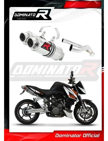 Silencieux slip-on Dominator GP1 pour KTM 990 Super Duke (2005-2013)