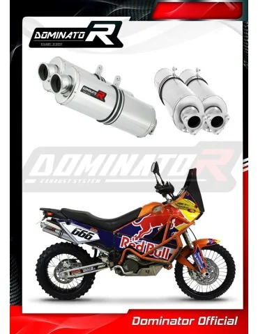 Silencieux bolt-on Dominator OV pour KTM 990 Adventure (2007-2012)