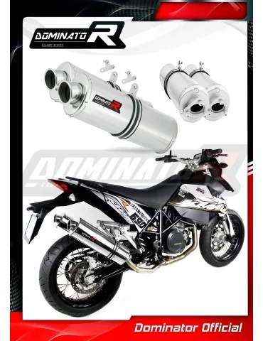 Silencieux bolt-on Dominator OV pour KTM 690 SM Supermoto