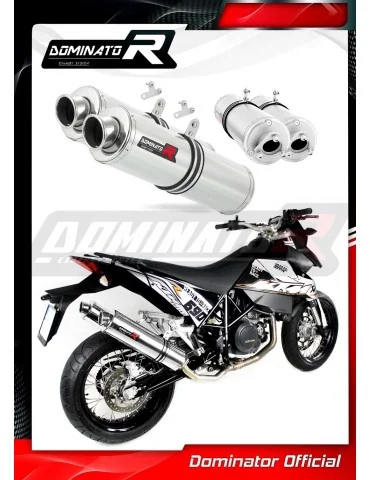 Silencieux bolt-on Dominator ST pour KTM 690 SM Supermoto
