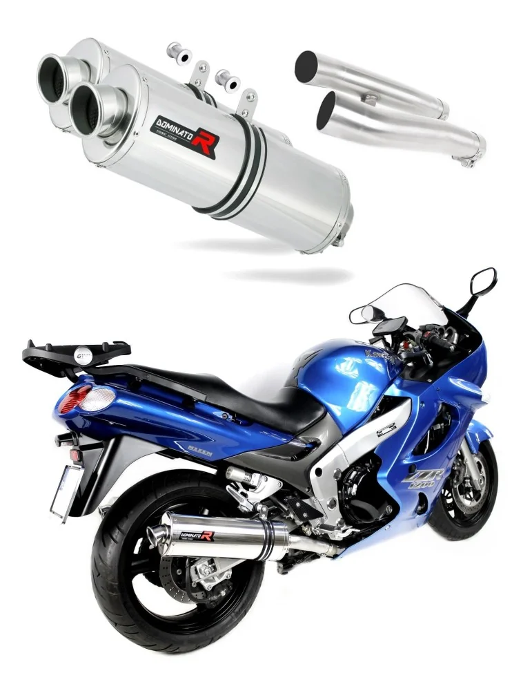 Silencieux slip-on Dominator OV pour Kawasaki ZZR 1200 (2002-2005)