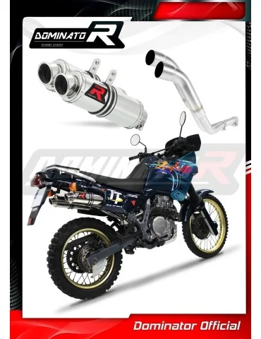 Silencieux slip-on Dominator GP1 pour Honda NX 650 Dominator RD02 (1988-1994)