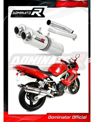 Silencieux slip-on Dominator ST pour Honda VTR 1000F Firestorm (2002-2006)
