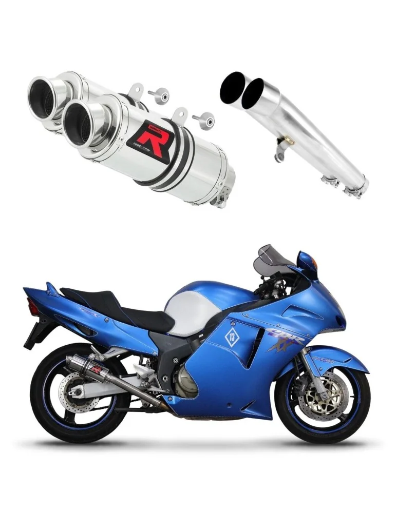 Silencieux slip-on Dominator GP1 pour Honda CBR 1100 XX (1996-2006)
