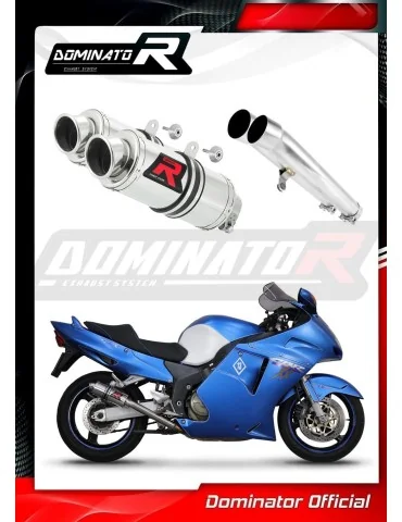 Silencieux slip-on Dominator GP1 pour Honda CBR 1100 XX (1996-2006)