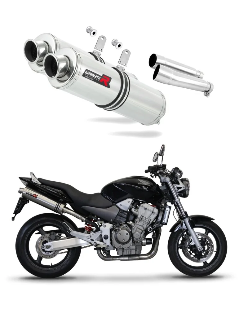 Silencieux slip-on Dominator ST pour Honda CB 900F Hornet (2002-2007)