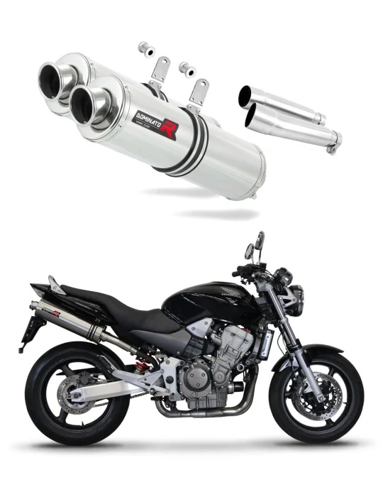 Silencieux slip-on Dominator ST pour Honda CB 900F Hornet (2002-2007)