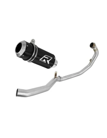 Ligne d'échappement complète inox Dominator GP Noir pour Husqvarna Svartpilen 401 (2020-2023)