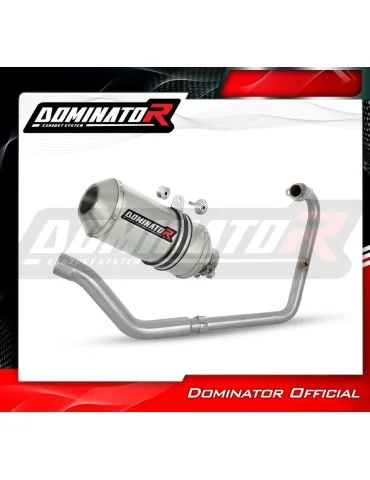 Ligne d'échappement complète inox Dominator OV G2 pour Benelli BN 125 (2018-2023)