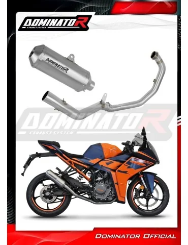 Ligne d'échappement complète inox Dominator OV G2 pour KTM RC 390 (2022-2024)