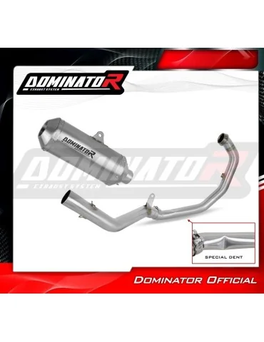Ligne d'échappement complète inox Dominator OV G2 pour KTM RC 390 (2022-2024)