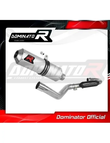 Ligne d'échappement complète inox Dominator MX pour Kawasaki KFX 450 (2008-2014)