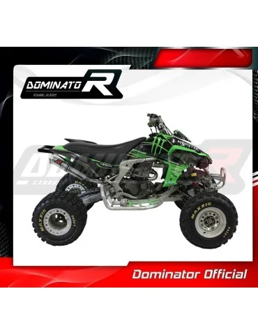 Ligne d'échappement complète inox Dominator MX pour Kawasaki KFX 450 (2008-2014)