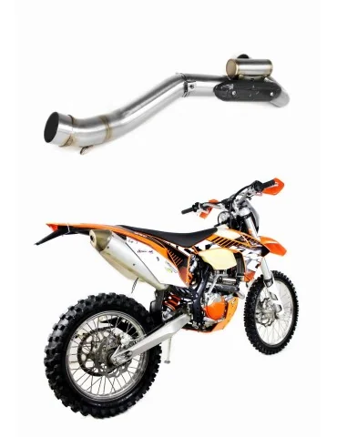 Coude de collecteur d'échappement Dominator PowerBomb pour KTM EXC 450 (2012-2016)