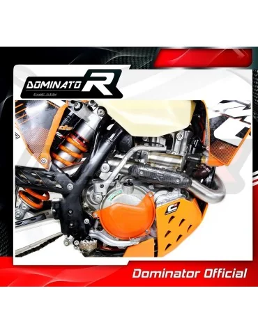 Coude de collecteur d'échappement Dominator PowerBomb pour KTM EXC 450 (2012-2016)