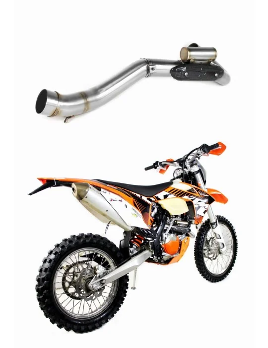 Coude de collecteur d'échappement Dominator PowerBomb pour KTM Exc-f EXC 350 F (2012-2015)