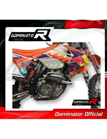 Coude de collecteur d'échappement Dominator PowerBomb pour KTM Exc-f EXC 350 F (2012-2015)