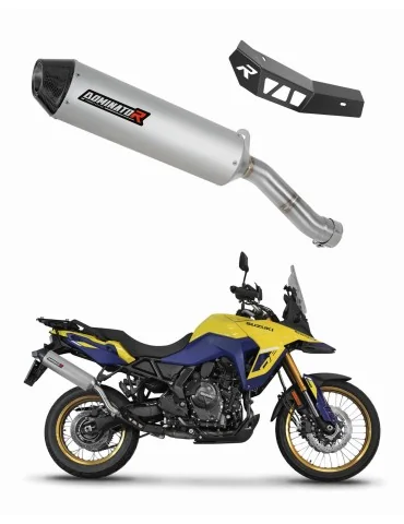 Silencieux slip-on Dominator MX2 pour Suzuki V-Strom 800 SE / DE (2023-2024)